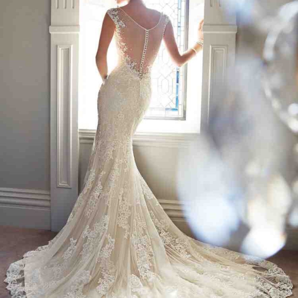 Sophia Tolli dress “Leigh” in ivory